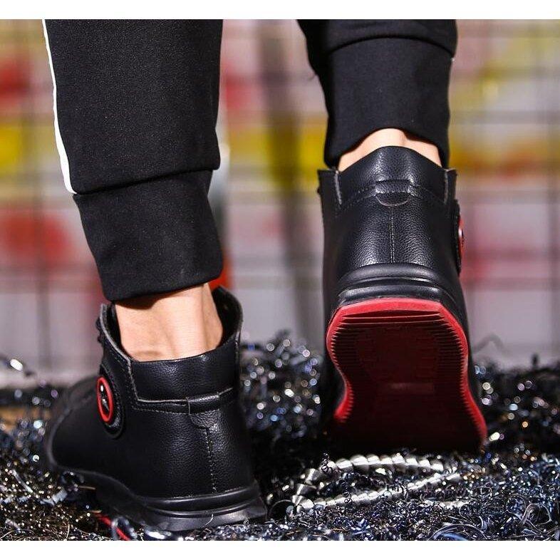 防水安全靴 ハイカット おしゃれ 牛革 作業靴 先芯入 ハイカット 安全スニーカー セーフティーシューズ つま先保護 耐衝撃 ワーキングシューズ |  | 07