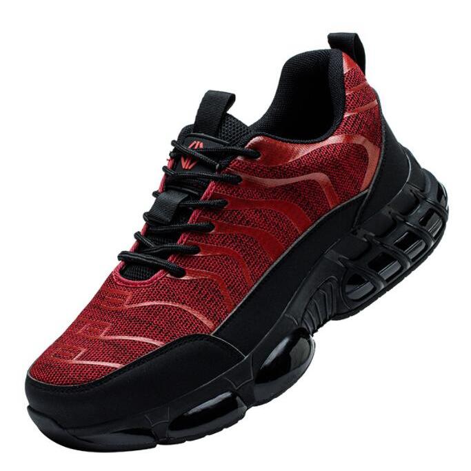 安全靴 あんぜん靴 作業靴 鋼先芯 通気 耐滑 耐摩耗 おしゃれ スニーカー 衝撃吸収 厚底 メンズ レディース 黒 赤 ワーク シューズ |  | 02