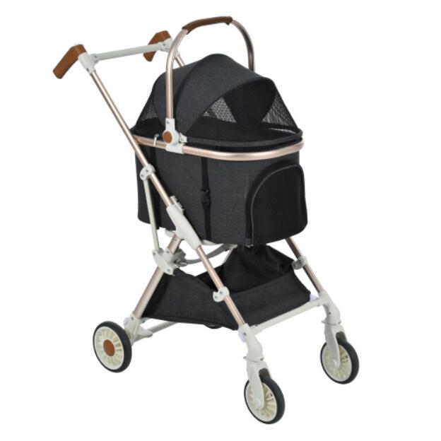ペットカート 対面式 分離式 2way 折りたたみ フルオーペン 4輪 ストッパー付き 犬カート ドッグカート バッグ カート ペット用 介護 お出かけ 旅行 通院 |  | 02