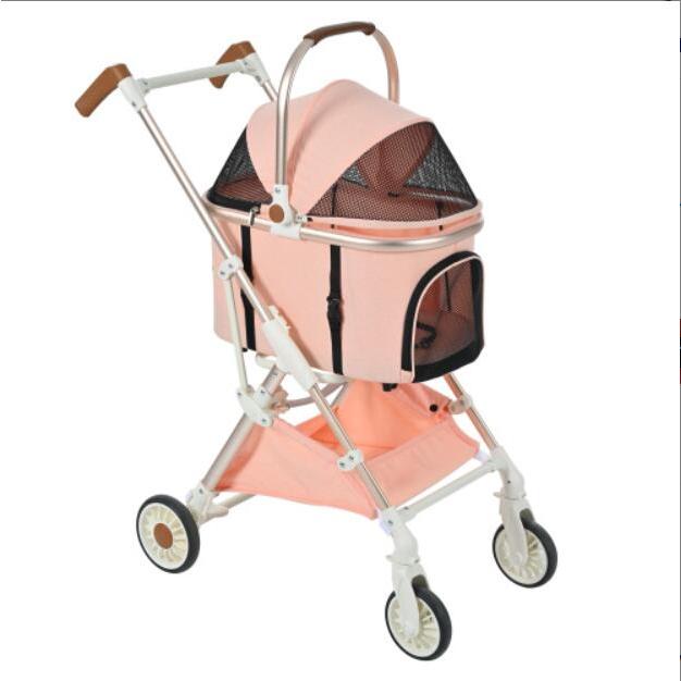 ペットカート 対面式 分離式 2way 折りたたみ フルオーペン 4輪 ストッパー付き 犬カート ドッグカート バッグ カート ペット用 介護 お出かけ 旅行 通院 |  | 03