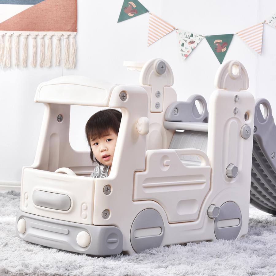 バスすべり台 大型遊具 スウィング キッズ キッズパーク 誕生日プレゼント |  | 02