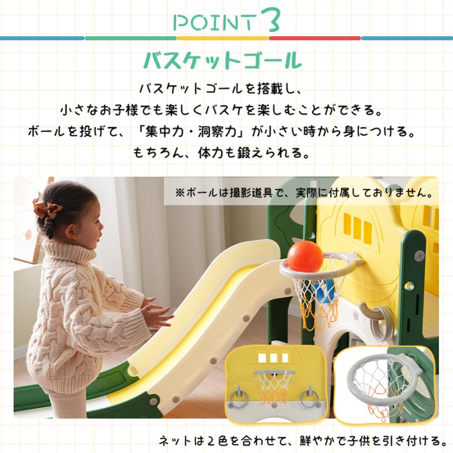 すべり台 キャッスル 大型遊具 すべりだい スライダー 室内 遊具 バスケットゴール 収納  誕生日 プレゼント こどもの日プレゼント |  | 12