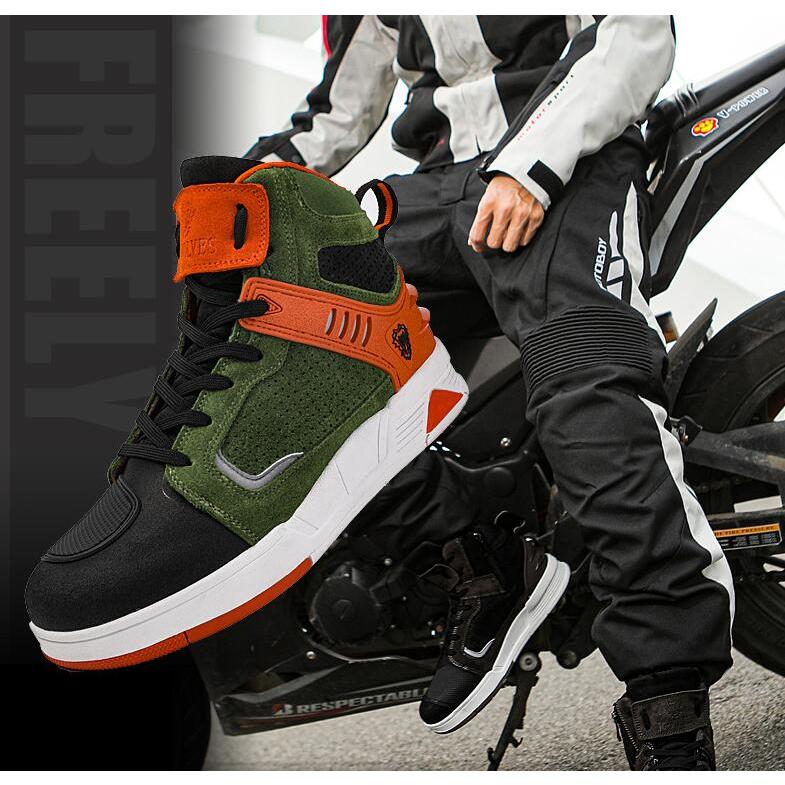 バイクブーツ オートバイ靴 ーズ スポーツ ライディングシューズ