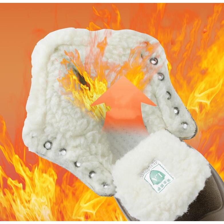 安全靴 ハイカット 防寒作業靴 メンズ レディース 鋼先芯 裏起毛 防水