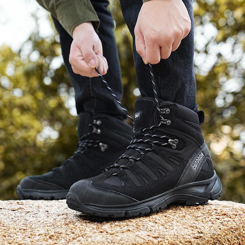 トレッキングシューズ メンズ ハイカット 登山靴 ランニングシューズ