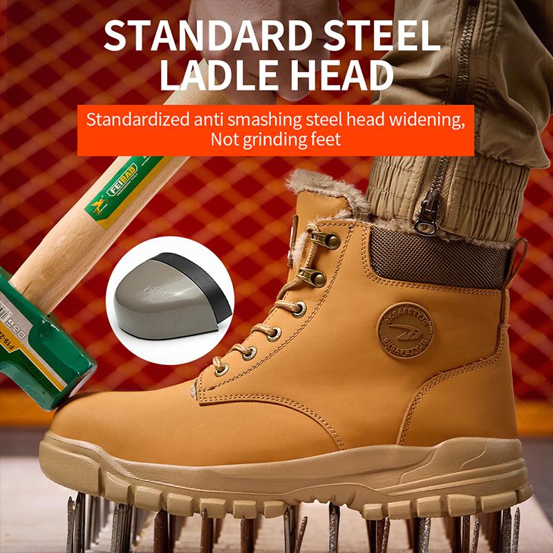 安全靴 ハイカット レザー 作業靴 メンズ レディース 防寒 セフティー