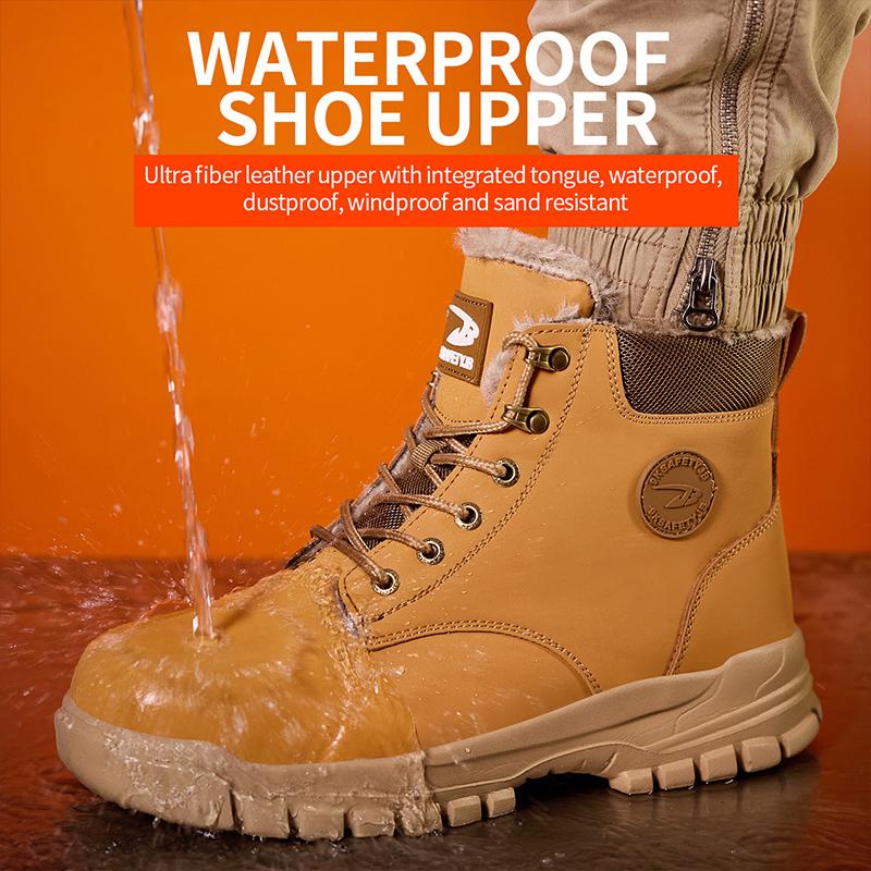 安全靴 ハイカット レザー 作業靴 メンズ レディース 防寒 セフティー