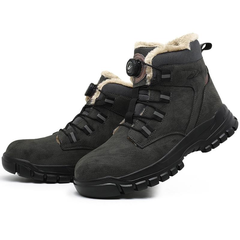 安全靴 ハイカット 防寒作業靴 メンズ レディース ダイヤル式 セフティーシューズ 防水安全靴 踏み抜き防止 鋼制先芯 つま先保護 衝撃吸収  防滑 絶縁 3E |  | 14