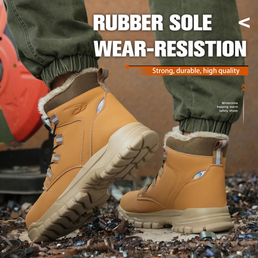 安全靴 ハイカット 防寒作業靴 メンズ レディース ダイヤル式 セフティーシューズ 防水安全靴 踏み抜き防止 鋼制先芯 つま先保護 衝撃吸収  防滑 絶縁 3E |  | 09