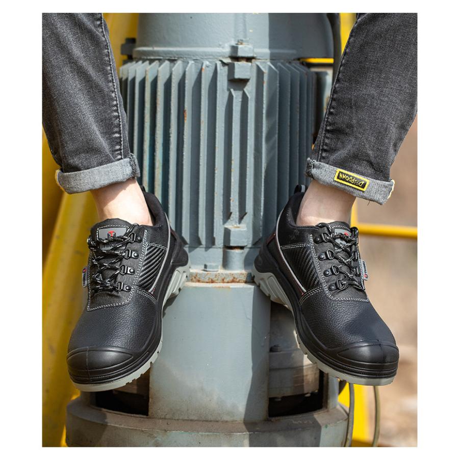 安全靴 牛革 作業靴 メンズ レディース ハイカット/ローカット 鋼先芯 つまさき保護 鋼製ミッドソール 防水 防塵 耐磨耗 耐油 衝撃吸収 男女兼用 |  | 10