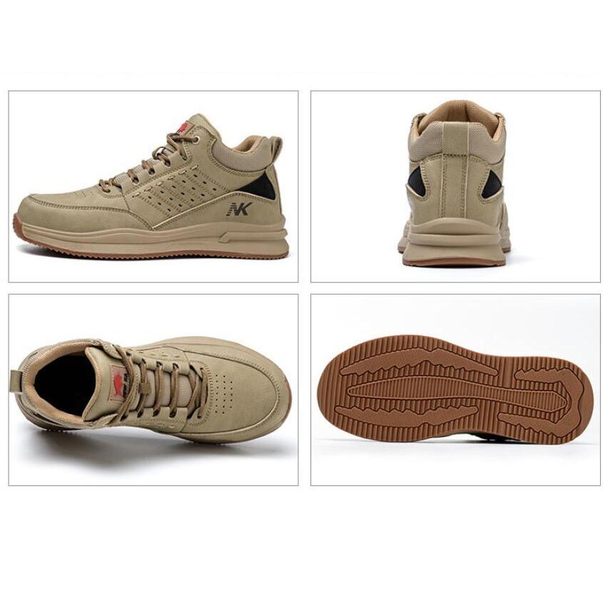 新品 おしゃれ安全靴 ハイカット 作業靴 鋼先芯 メンズ レディース つま先保護 防刺 通気性 軽量 耐滑 防熱 セーフティーシューズ ワークシューズ 日常着用 |  | 02