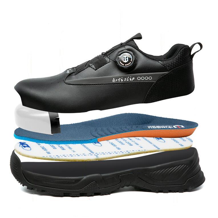 安全靴 スニーカー 作業靴 メンズ レディース 鋼先芯 つま先保護 ケブラー中底 ダイヤル式 厚底 軽量 防水 絶縁 防滑 耐磨耗 衝撃吸収 快適 簡単脱着 23~28.0cm |  | 01