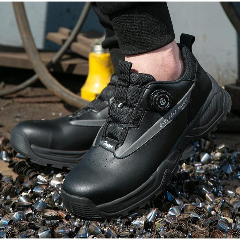 安全靴 スニーカー 作業靴 メンズ レディース 鋼先芯 つま先保護 ケブラー中底 ダイヤル式 厚底 軽量 防水 絶縁 防滑 耐磨耗 衝撃吸収 快適 簡単脱着 23~28.0cm |  | 04