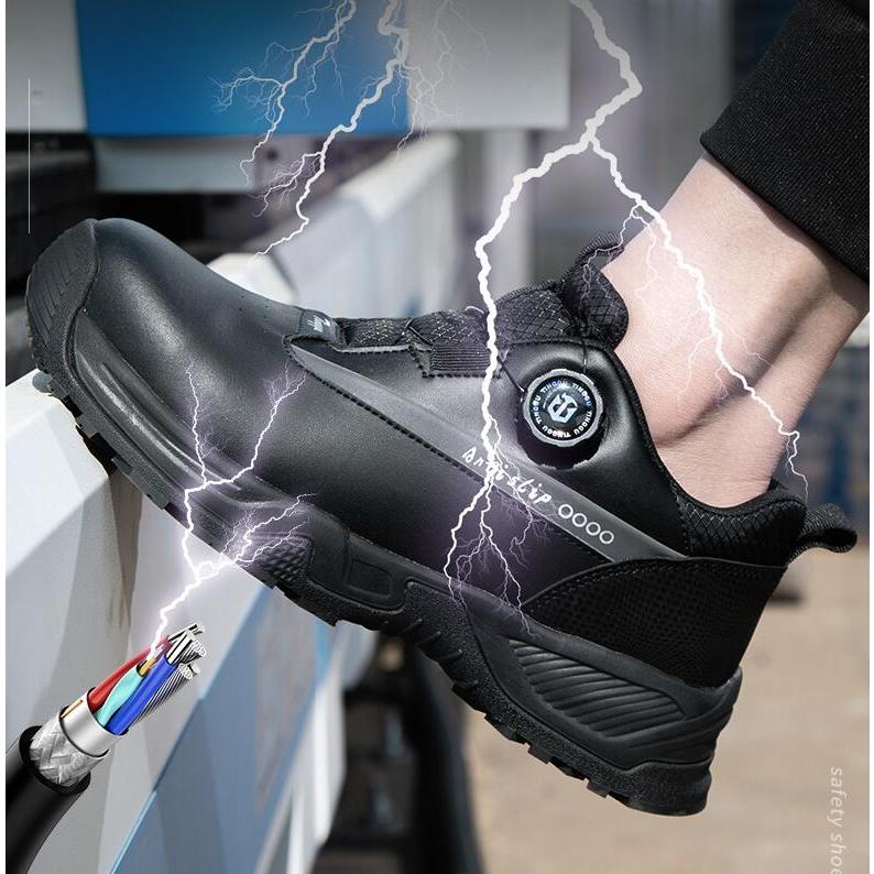 安全靴 スニーカー 作業靴 メンズ レディース 鋼先芯 つま先保護 ケブラー中底 ダイヤル式 厚底 軽量 防水 絶縁 防滑 耐磨耗 衝撃吸収 快適 簡単脱着 23~28.0cm |  | 07