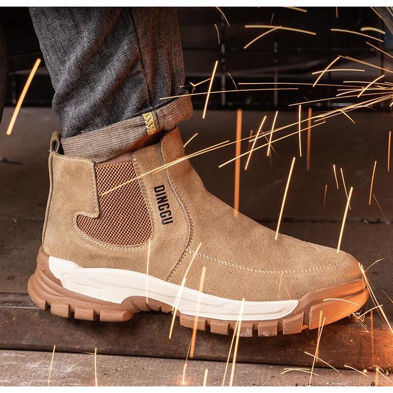 安全靴 革靴 ハイカット メンズ 作業靴 溶接用 レディース 履きやすい