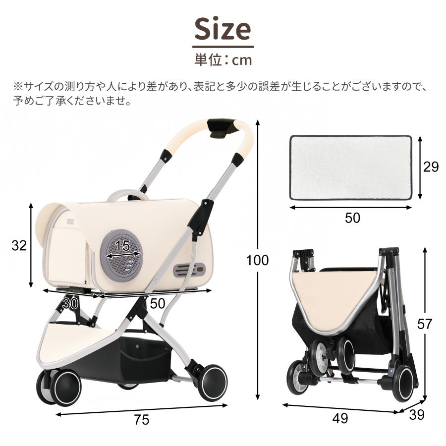ペットカート 猫犬 ベビーカーアルミ 分離型収納 コンパクト3Way 折りたたみ ペットカート 猫犬 ベビーカー アルミ 分離型 収納 コンパクト 3Way