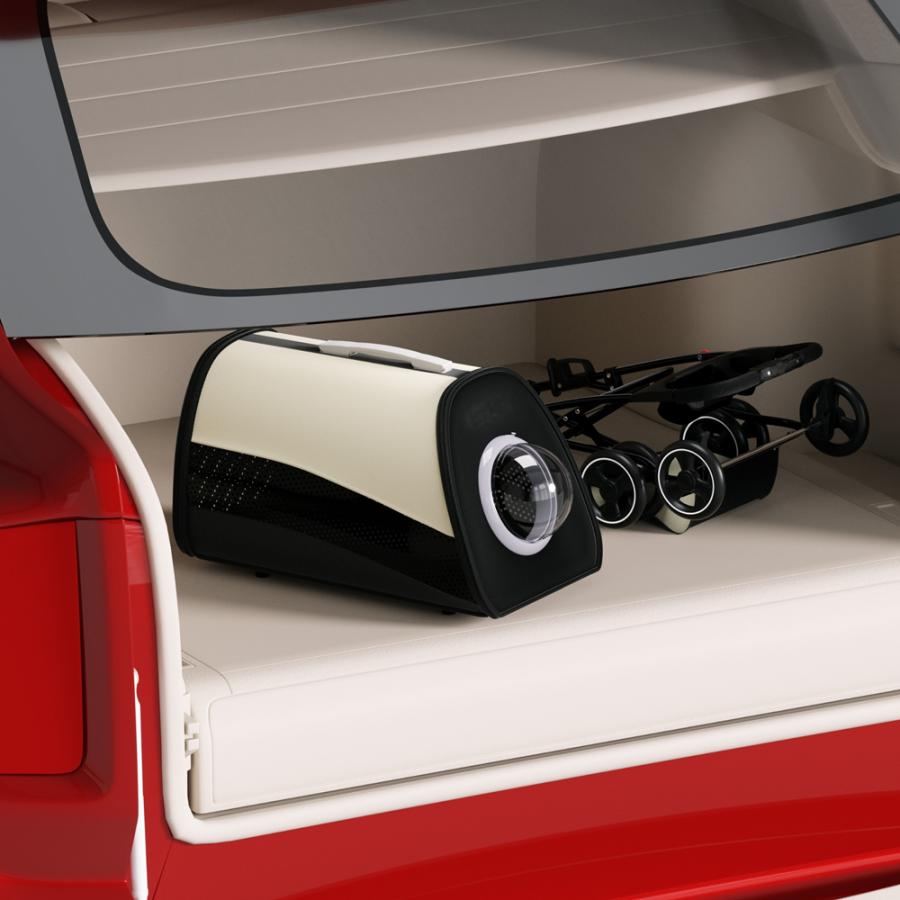 ペットカート 猫犬 ベビーカー アルミ 分離型 収納 コンパクト 3Way 折りたたみ 4輪 前輪360°回転 後輪ブレーキ付 飛び出し防止 外出便利 組み立て簡単 |  | 13