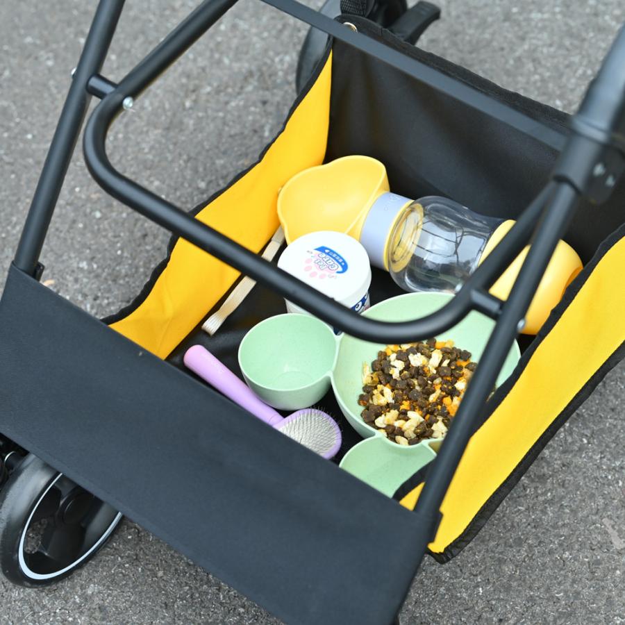 ペットカート 猫犬 ベビーカー アルミ 分離型 収納 コンパクト 3Way 折りたたみ 4輪 前輪360°回転 後輪ブレーキ付 飛び出し防止 外出便利 組み立て簡単 |  | 14