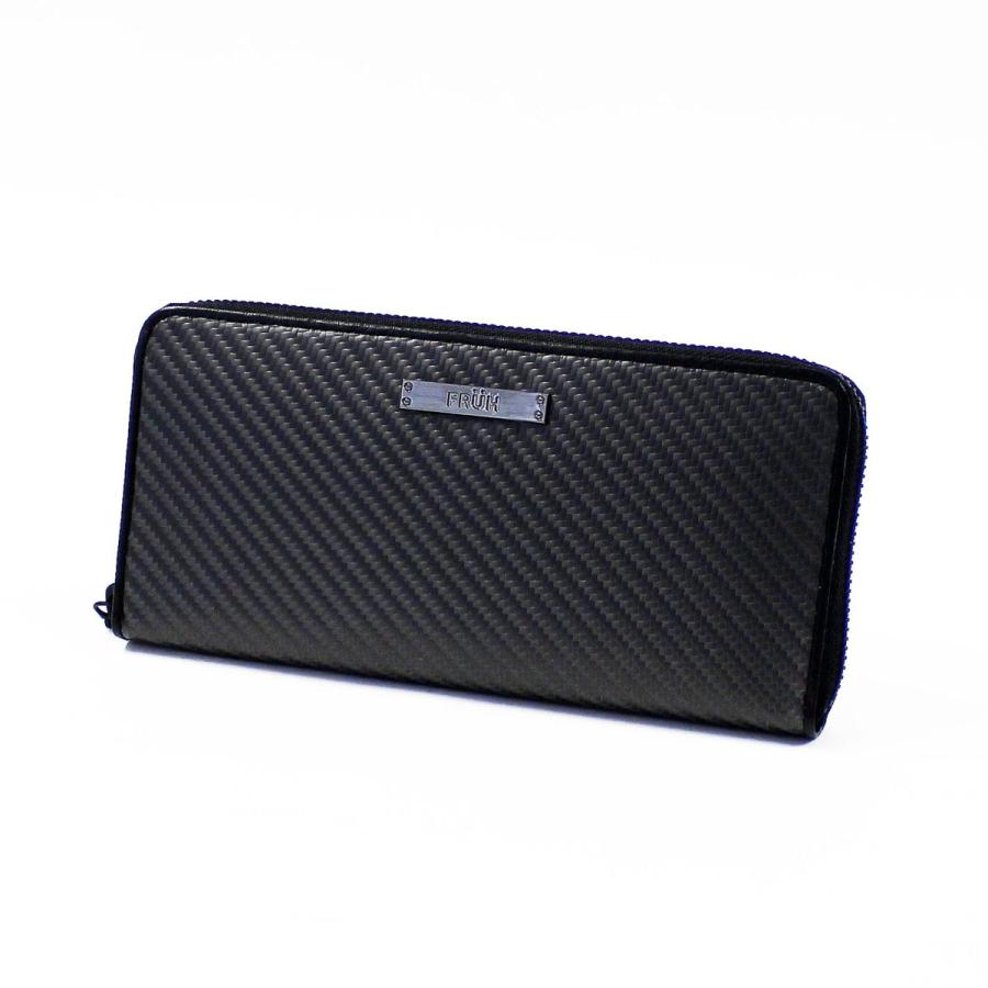 FRUHリアルカーボン・ラウンドジップウォレット |  | 01