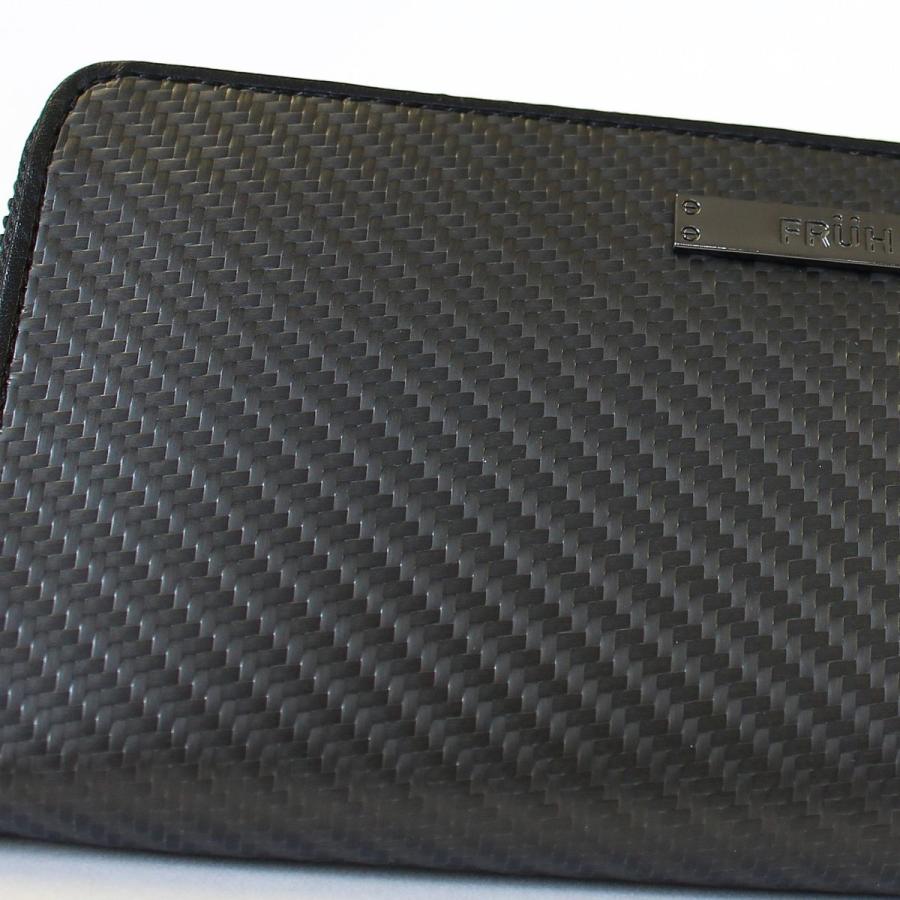 FRUHリアルカーボン・ラウンドジップウォレット |  | 04