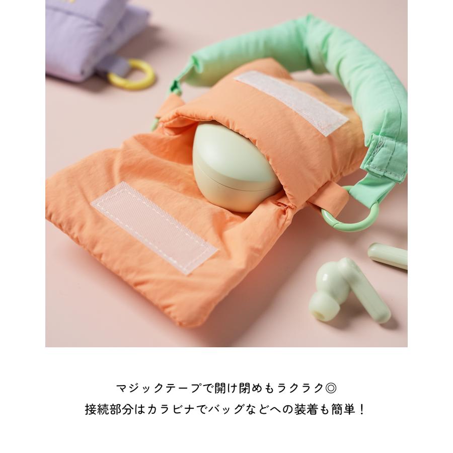 SOUNDPEATS Mini イヤホンケース ケース ソフト カラビナ付き 0358_is_midashi.jpg