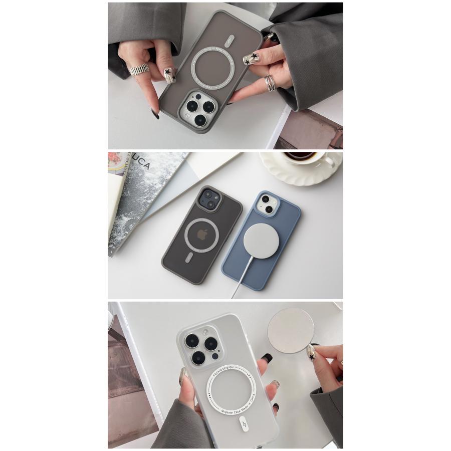 iPhone ケース MagSafe 15 14 13 マグセーフ おしゃれ 韓国