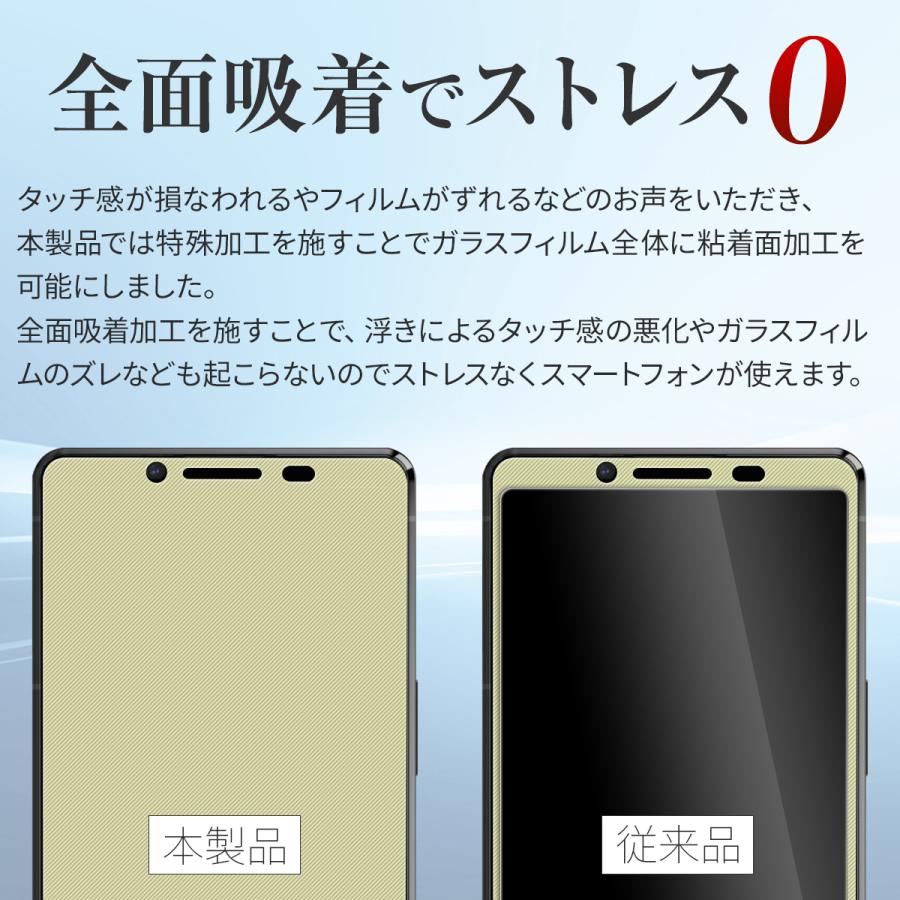 Xperia 10 II フィルム ガラスフィルム SO-41A SOV43 A001SO 全面吸着