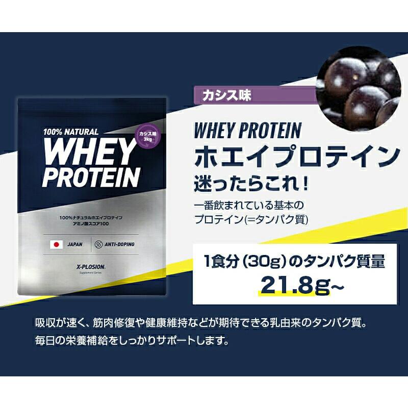 50％OFF】 エクスプロージョン ナチュラルホエイプロテイン カシス味