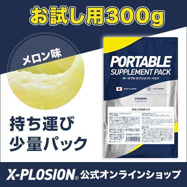 エクスプロージョン WPC 300g メロン味 100%ホエイプロテイン 少量パック お試し｜x-plosion｜02