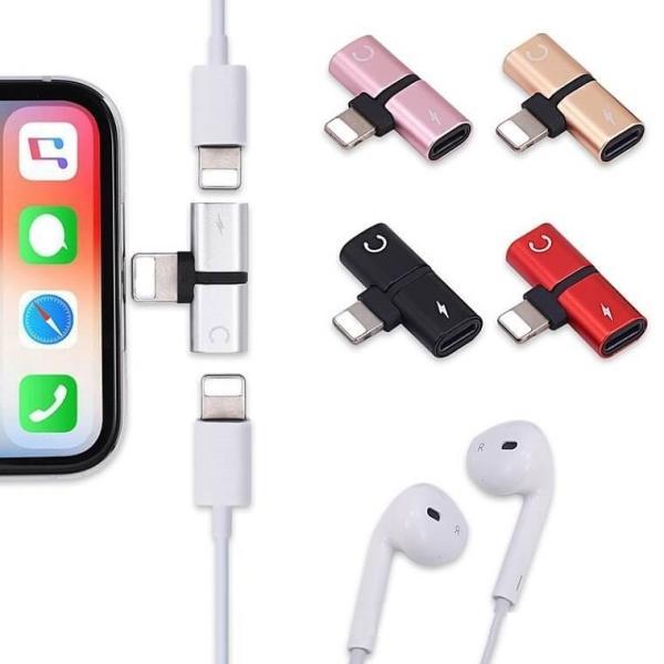 iPhone イヤホン 変換アダプタ 充電しながらイヤホン 音楽 通話