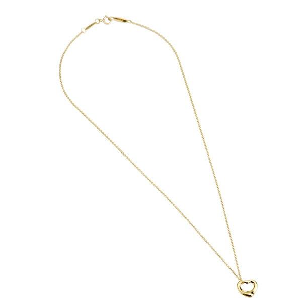 【お取り寄せ】 【並行輸入品】 ティファニー ネックレス TIFFANY オープンハート ペンダント （スモール） 18Kゴールド 25152328の画像