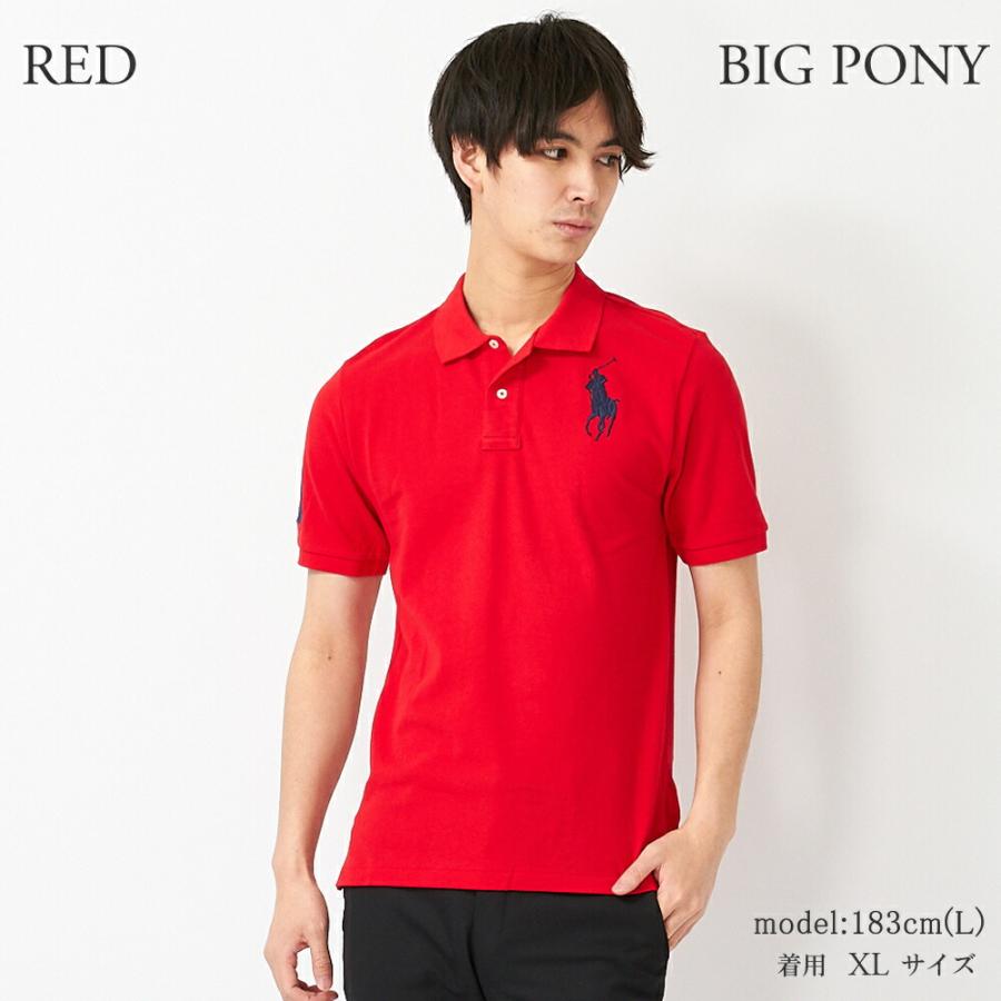 ★新品★ラルフローレン＊半袖ポロシャツ＊シカゴ＊赤＊ビックポニー＊S POLO RALPH LAUREN（ポロ・ラルフローレン） 【並行輸入品】 ポロ