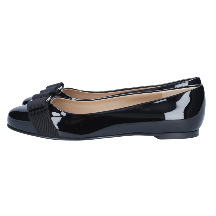 フェラガモ FERRAGAMO レディースシューズ フラットシューズ バレエシューズ VARINA ヴァリナ 01A181 574556 BLACK｜x-sell｜05