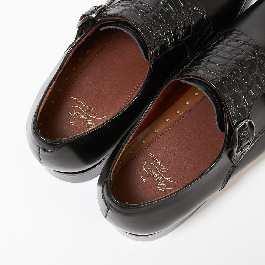 ポッジオ アンティコ 靴 メンズ ビジネスシューズ ダブルモンク 1502 クロコ Black Poggio Antico Zkk Fdg 父の日 06sho Kna X Sell エクセルブランドショップ 通販 Yahoo ショッピング