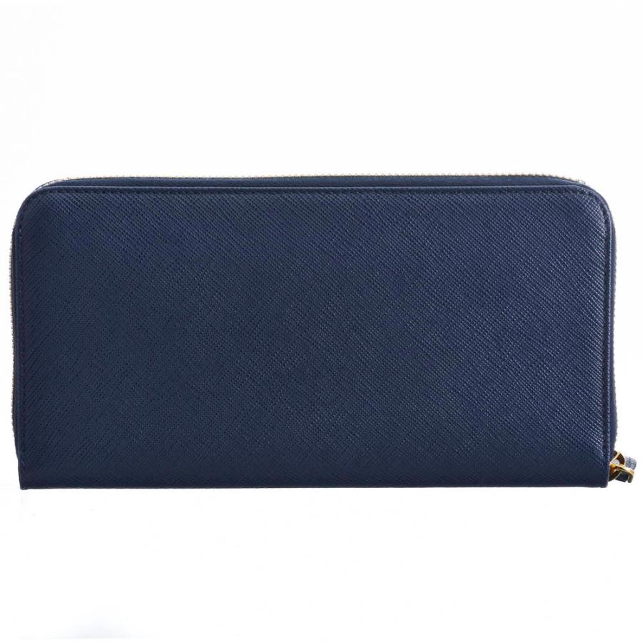 最終価格　美品　PRADA プラダ　長財布　L字　紺 PRADA 【お取り寄せ】 【並行輸入品】 プラダ 財布 長財布