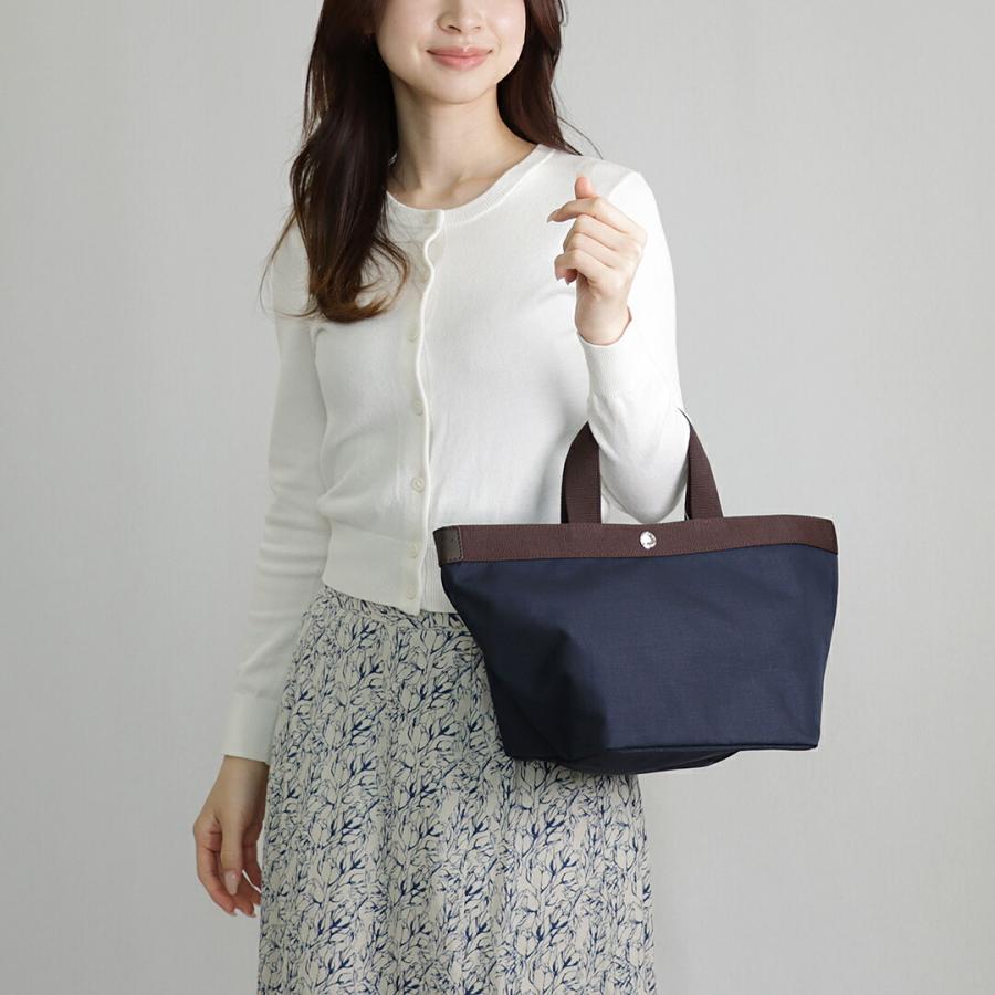 美品】エルベシャプリエ707C グルナディンモカMサイズ舟形トート