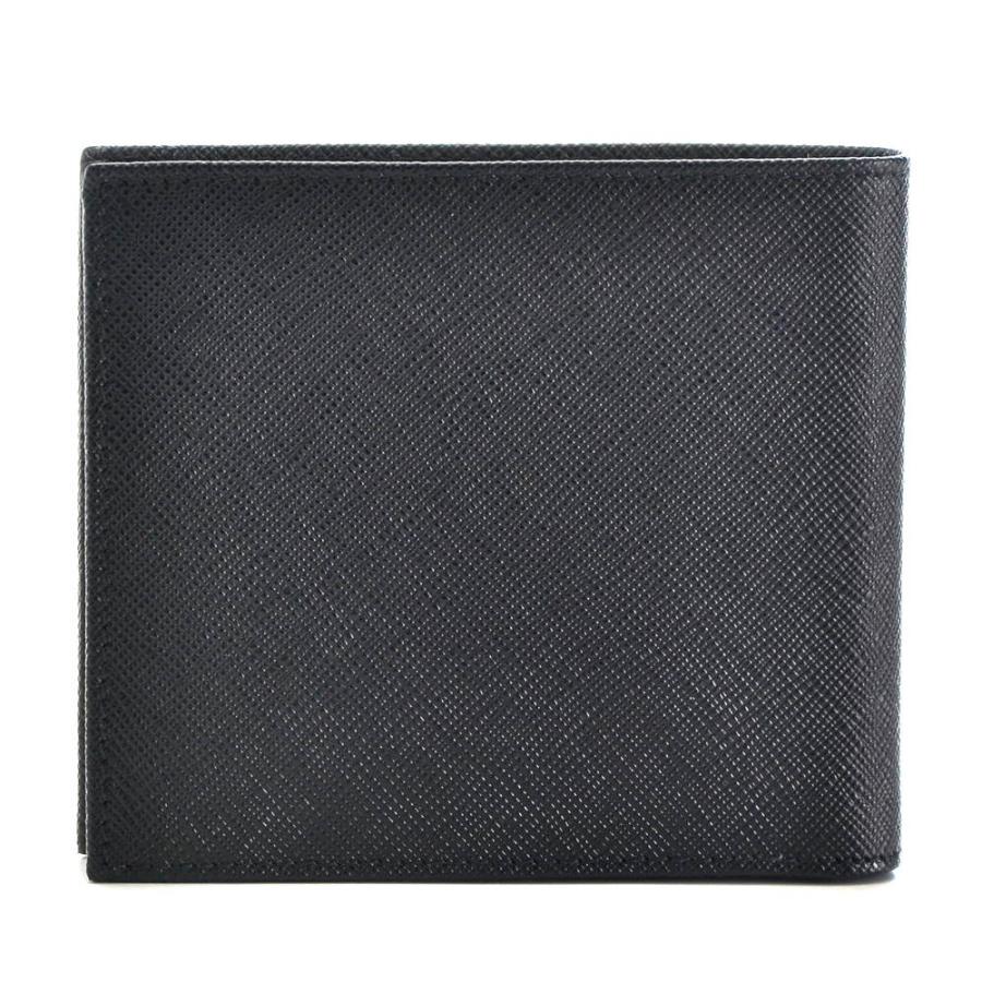 【お取り寄せ】 【並行輸入品】 プラダ PRADA メンズ 折財布 二つ折り財布 2MO738 QHH F0002 NEROの画像