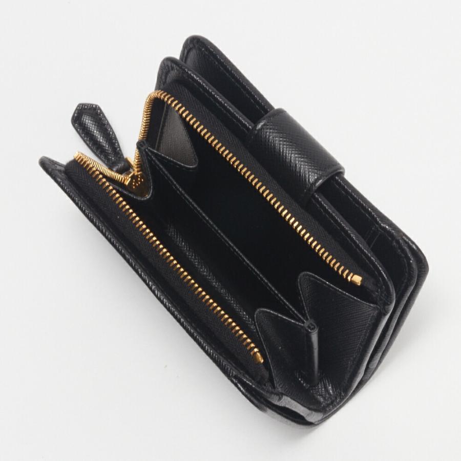 PRADA サフィアーノ　メタル PRADA（プラダ） 【お取り寄せ】 【並行輸入品】 折財布