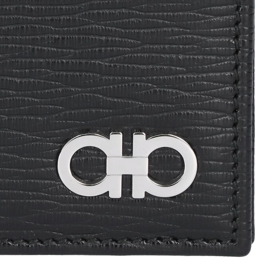 【お取り寄せ】 【並行輸入品】 フェラガモ FERRAGAMO 財布 折財布 【REVIVAL GANC】 66A065 685986 0397 NERO/RED ブラック(0397/NERO+ROSSO)の画像