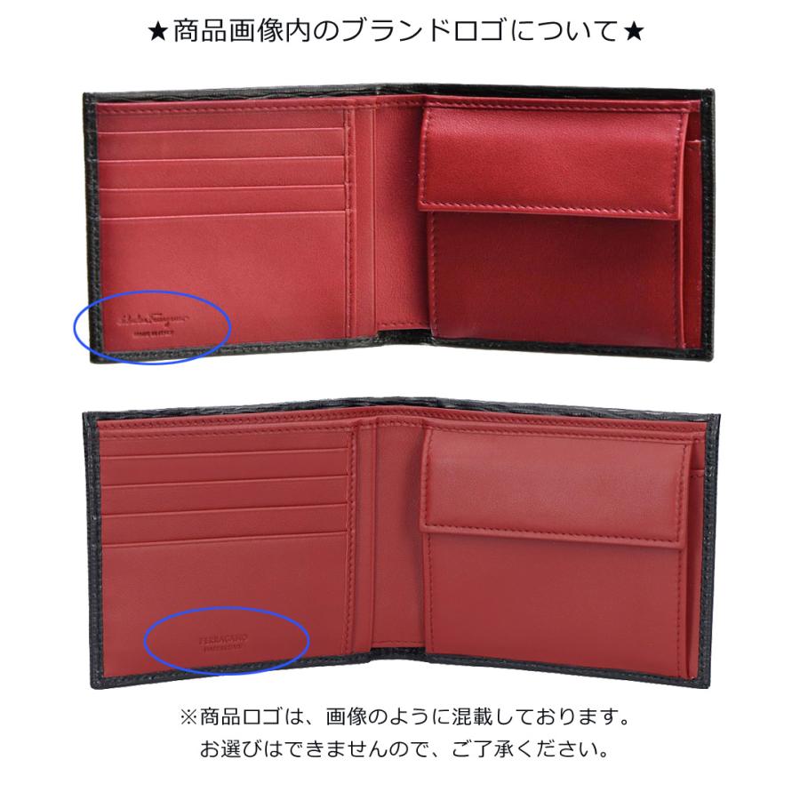 【お取り寄せ】 【並行輸入品】 フェラガモ FERRAGAMO 財布 折財布 【REVIVAL GANC】 66A065 685986 0397 NERO/RED ブラック(0397/NERO+ROSSO)の画像