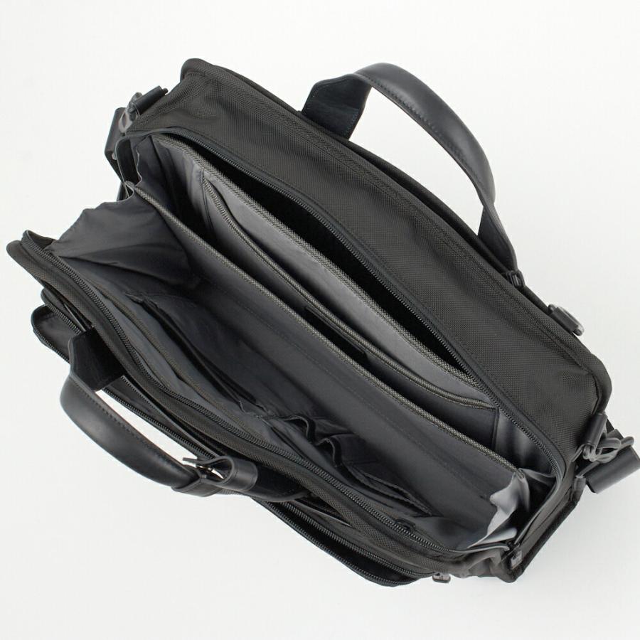 【並行輸入品】 トゥミ 3WAYビジネスバッグ 【ALPHA3】 2603182 (117346 1041) SLIM THREE WAY BRIEF ブラック（BLACK）の画像
