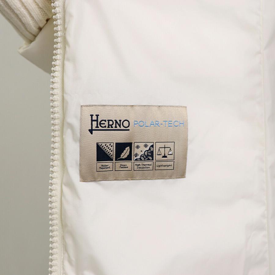 【並行輸入品】 ヘルノ HERNO レディース ダウンコート ダウンジャケット ナイロンシャモニー Aシェイプ PI0660D 12004Zの画像