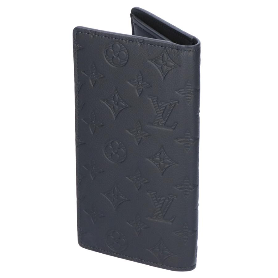 【並行輸入品】 ルイヴィトン LOUIS VUITTON 長財布 二つ折り財布 小銭入れ付き モノグラム・シャドウ M62900 ポルトフォイユ・ブラザの画像