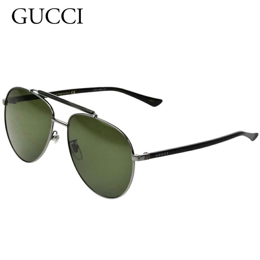 グッチ メンズ サングラス International Fit Gg0014s メタル ブラック グリーン 003 Gunmetal Black Green Gucci Zkk Sef Gdm X Sell エクセルブランドショップ 通販 Yahoo ショッピング