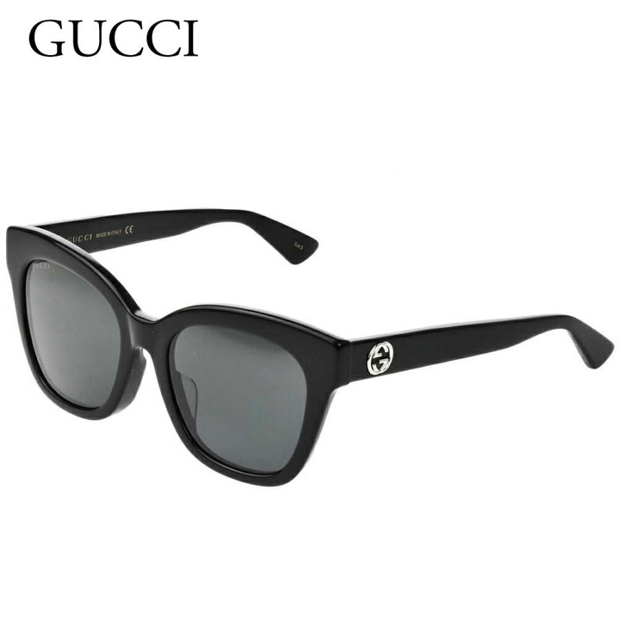 グッチ レディース サングラス 【ASIANFIT】 GG0029SA ブラック（001