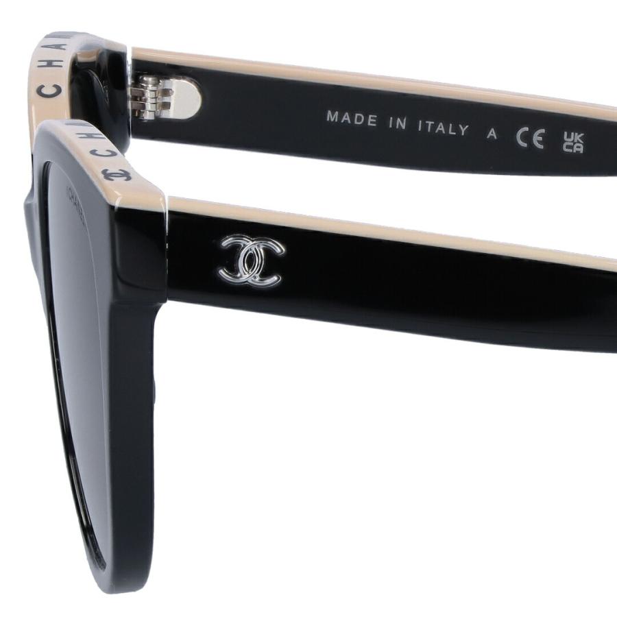 【並行輸入品】 シャネル CHANEL サングラス UVカット バタフライシェイプ ツートンカラー 5414A C534/3 BLACK AND BEIGE/GRADIENT BLACKの画像