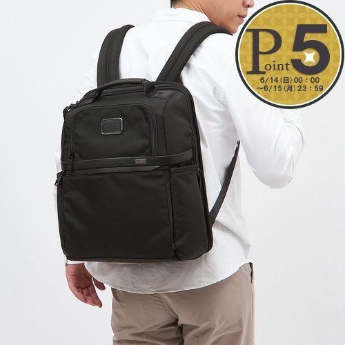 【並行輸入品】 トゥミ バッグ リュックサック 【ALPHA 3】 SLIM SOLUTIONS BRIEF PACK 2603177  (117298 1041)  ブラック(BLACK) TUMI