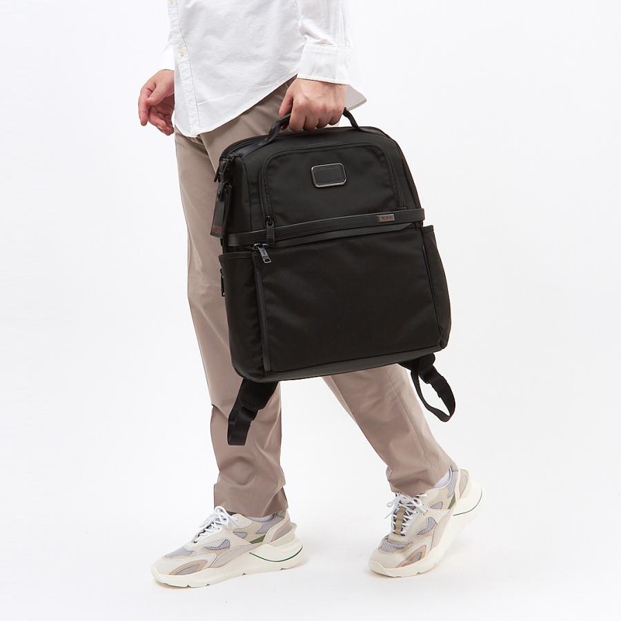 【並行輸入品】 トゥミ バッグ リュックサック 【ALPHA 3】 SLIM SOLUTIONS BRIEF PACK 2603177  (117298 1041)  ブラック(BLACK) TUMIの画像