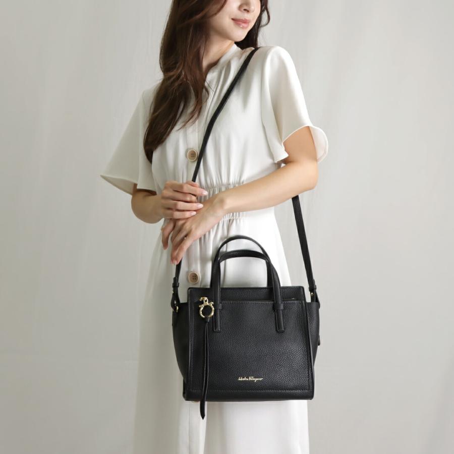 FERRAGAMO フェラガモ 2WAYバッグ 【AMY：エイミー】 21F478 ブラック 