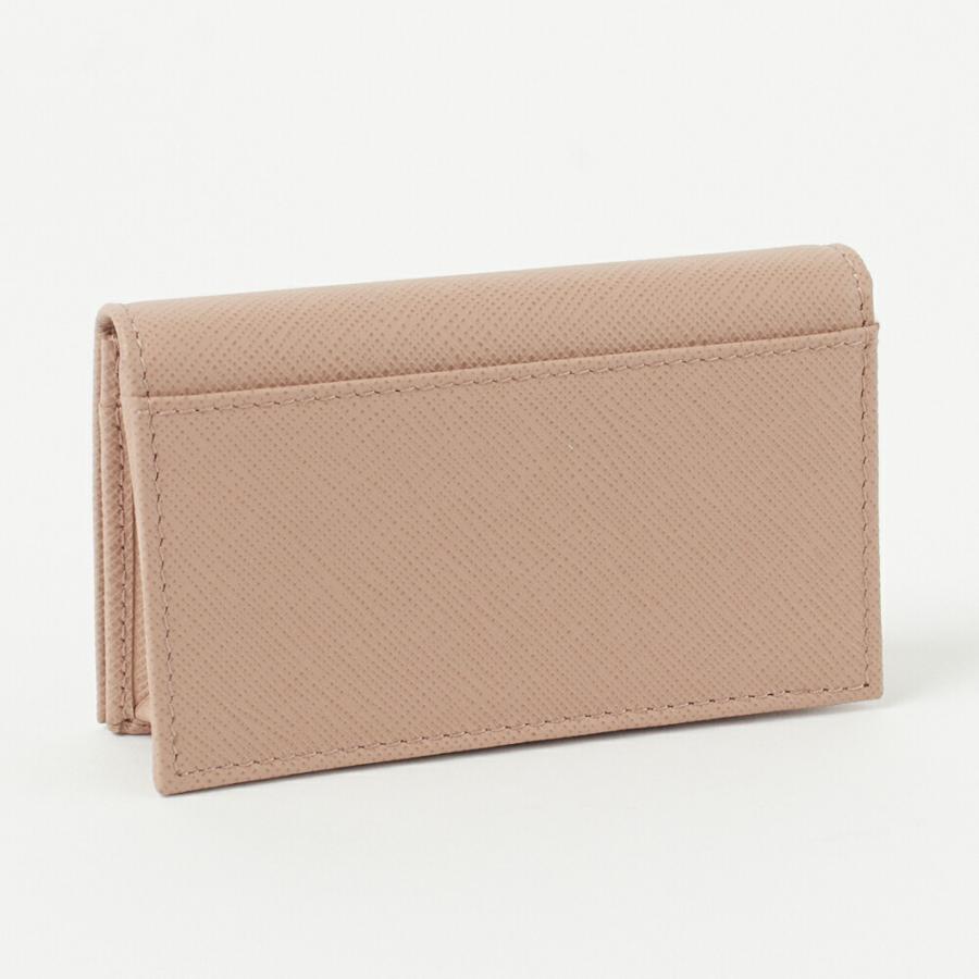【お取り寄せ】 【並行輸入品】 プラダ カードケース 【SAFFIANO METAL】 1MC122 QWA ベージュ系(F0236 CIPRIA) PRADAの画像